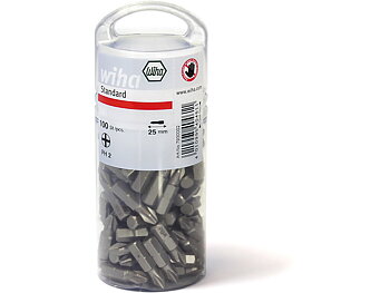 Bit Standard 25 mm Phillips (PH2), 100-pcs. in bulk pack, 1/4´