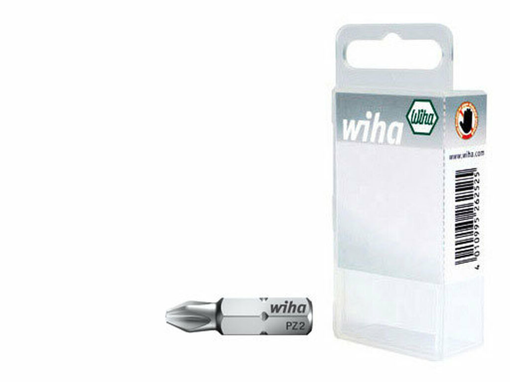 Bit set Standard 25 mm Pozidriv (PZ2), 3-pcs. in box, 1/4´