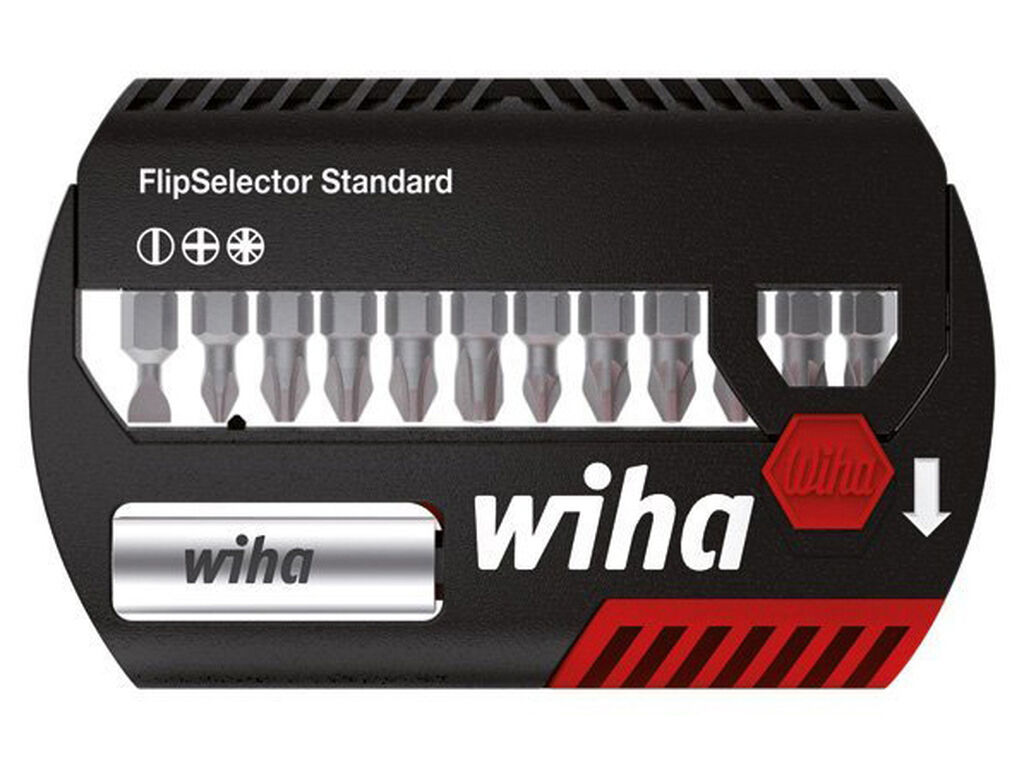 Bitsats FlipSelector Standard 25 mm Slits, Phillips, Pozidriv 1/4´ 14-delar.