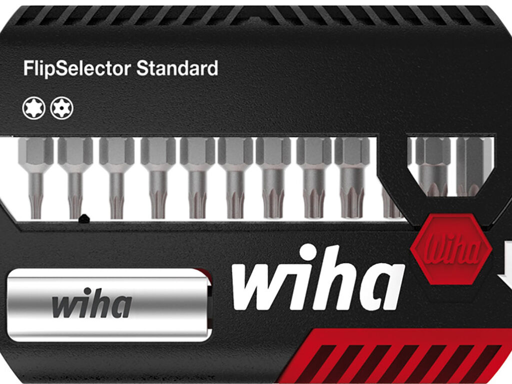 Bit set FlipSelector Standard 25 mm TORX® Tamper Resistant (with hole) 1/4´ 14-p