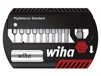 Bit set FlipSelector Standard 25 mm Hexagon 1/4´ 12-pcs.