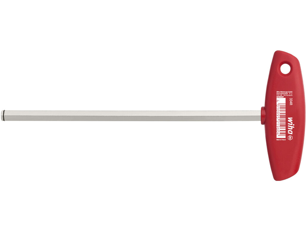 L-nyckel med T-handtag Hexagon MagicRing® briljant förnicklad 6 mm