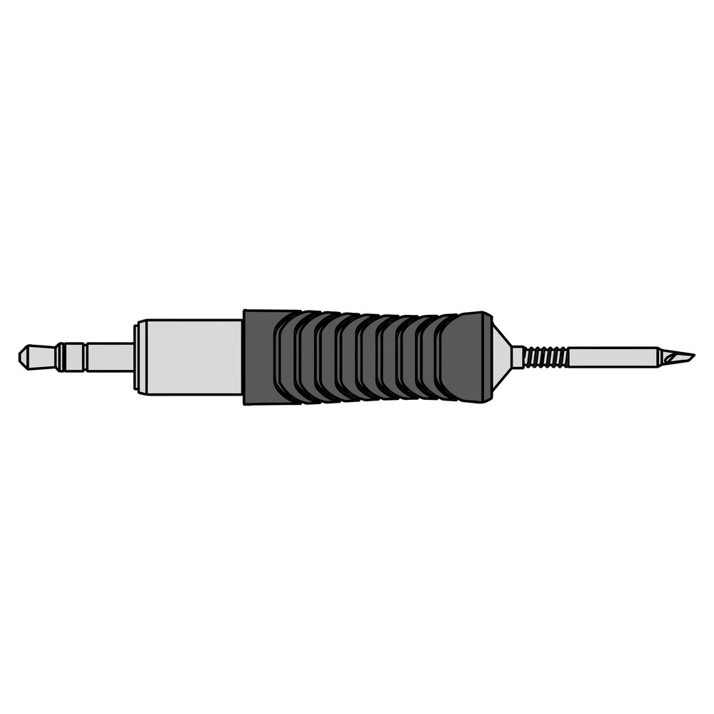 Soldering tip series RTP, special shape, RTP 010 K NW MS/1.0 mm, blade/MS - 2
