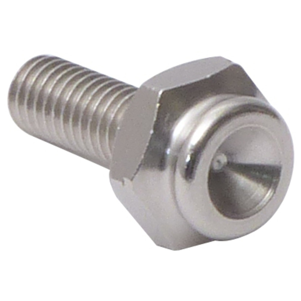 Push-button adapter with hexagon and threaded pin, 3.5 mm, 23 mm