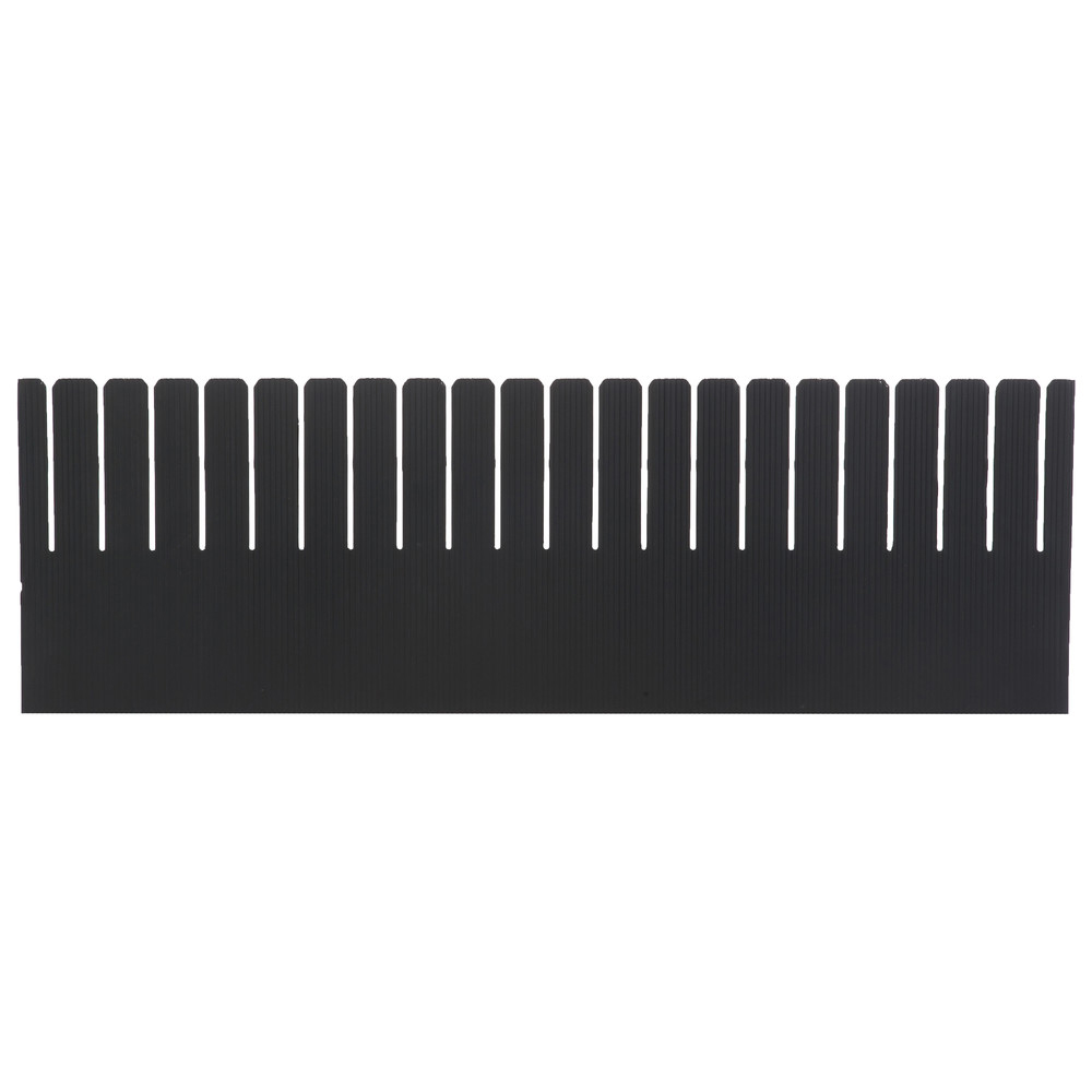 Compartment, ESD, longitudinal ribs, 21 slots, 553 x 180 x 3 mm