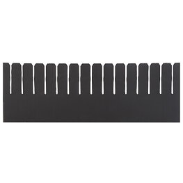 Fack, ESD, kort bana, 11 fack, 253 x 80 x 3 mm