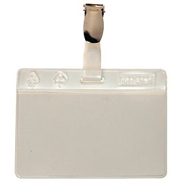 Clear ID card holder, ESD