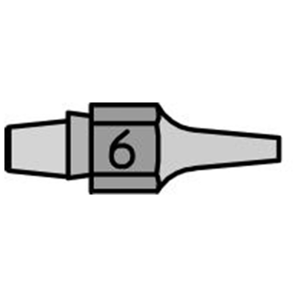 Sugmunstycke DX-serien, DX 116/1,2 mm, 2,7 mm