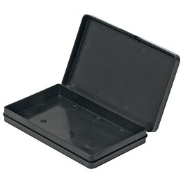 Boxar med gångjärnslock, ESD, 130 x 80 x 50 mm