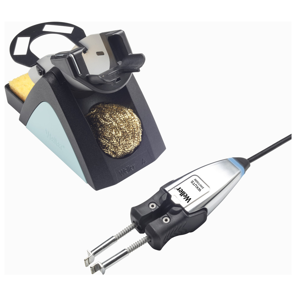 Ultra desoldering tweezers WXUTS with tips RTWUS 015 B and tray WSR 210