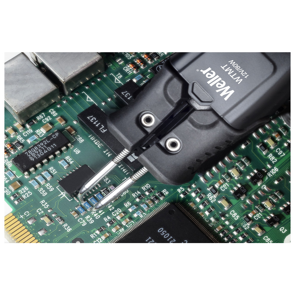 Micro desoldering tweezers WTMT with tips RTWMS 030 K and tray WSR 211 - 2