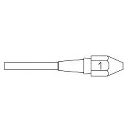 Sugmunstycke XDS-serien, XDS 1/1,4 mm, 2,5 mm