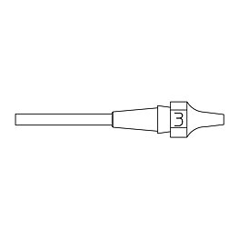 Sugmunstycke XDS-serien, XDS 3/1,0 mm, 2,3 mm