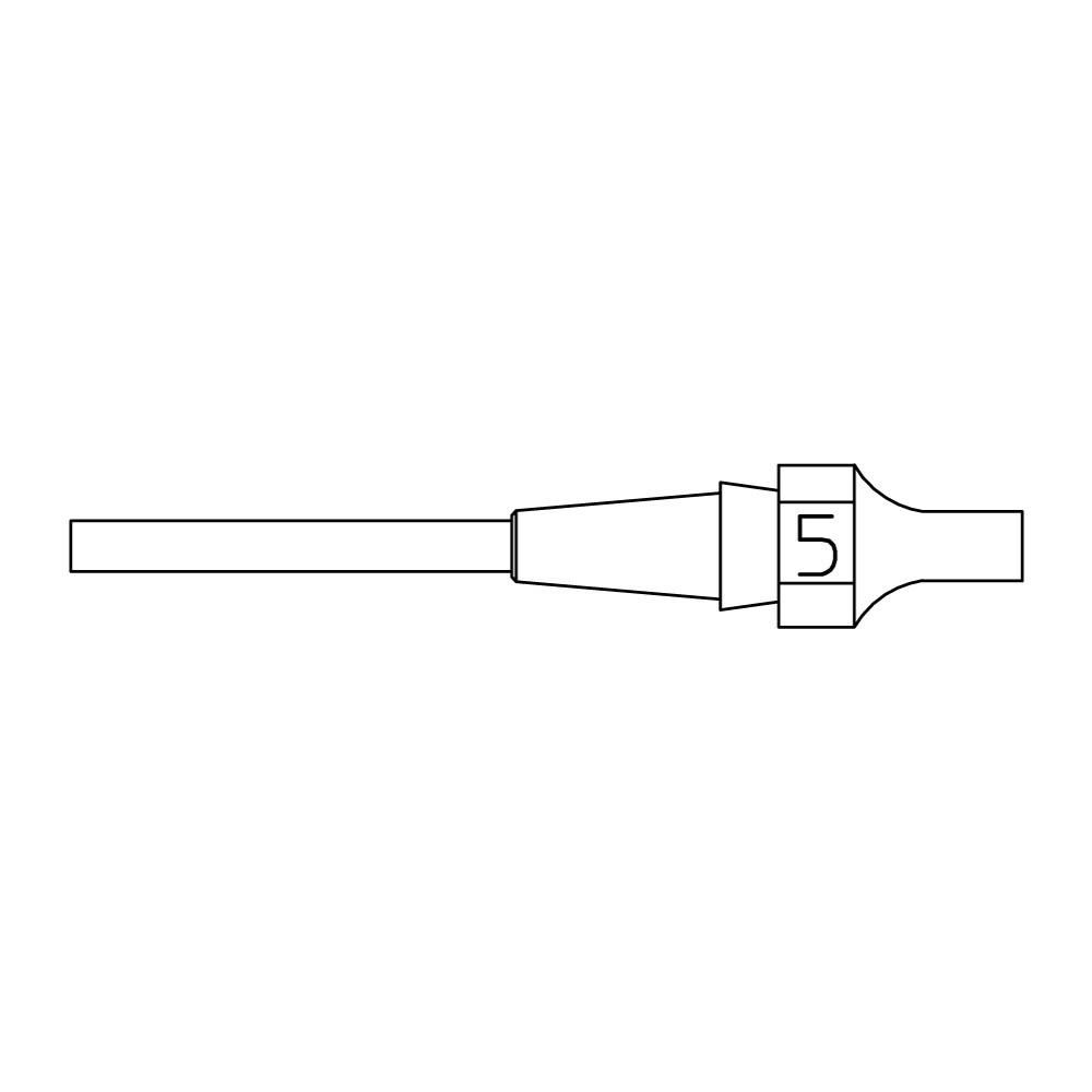 Suction nozzle XDS series, XDS 5/1.8 mm, 3.3 mm