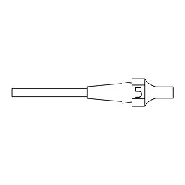 Sugmunstycke XDS-serien, XDS 5/1,8 mm, 3,3 mm