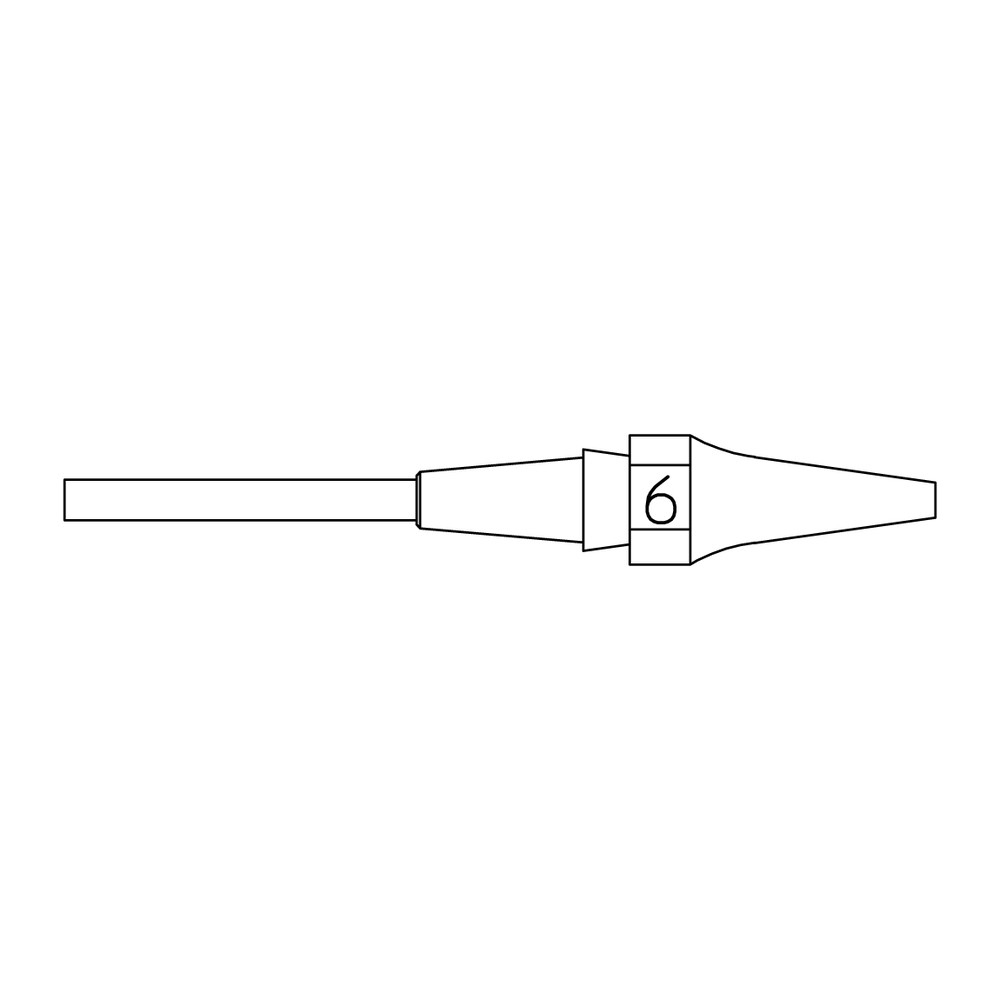 Suction nozzle XDS series, XDS 6/0.7 mm, 1.9 mm
