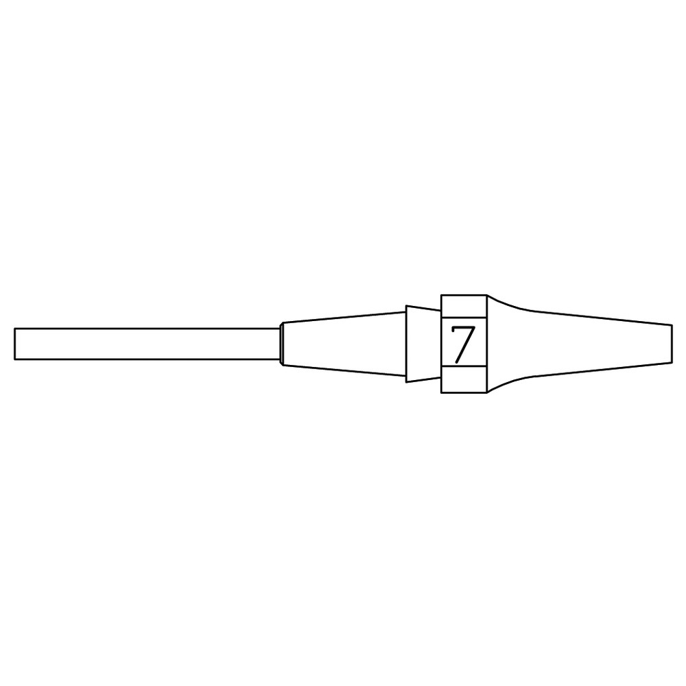 Suction nozzle XDS series, XDS 7/1.2 mm, 2.7 mm