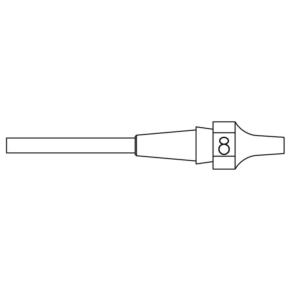 Sugmunstycke XDS-serien, XDS 8/1,5 mm, 2,9 mm