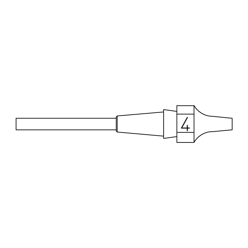 Suction nozzle XDSL series, XDSL 4/1.2 mm, 2.5 mm
