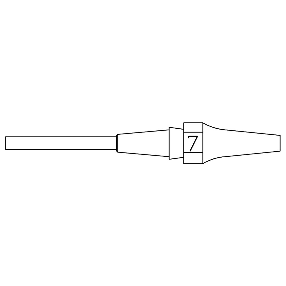 Suction nozzle series XDSL, XDSL 7/1.2 mm, 2.7 mm
