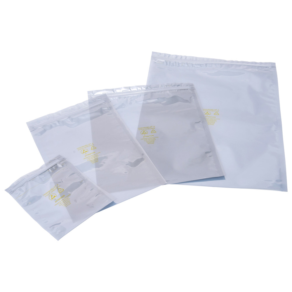 Highshield förpackningspåse, typ A, ESD, 127 x 203 mm