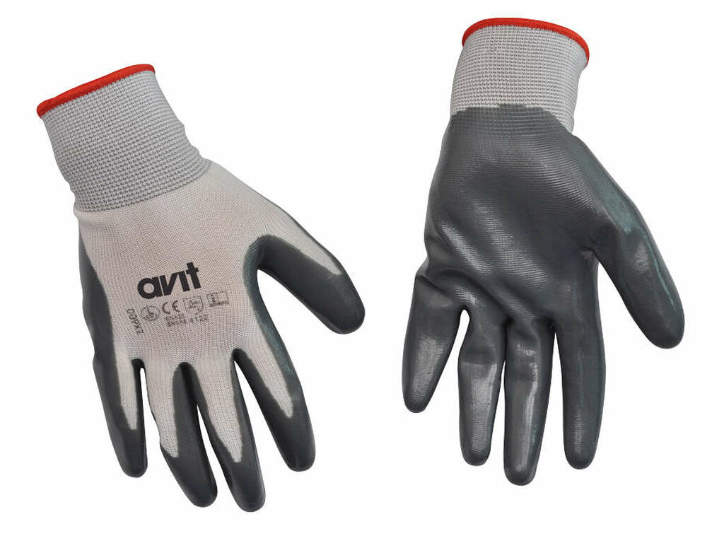 Nitrile Coated Gloves XL