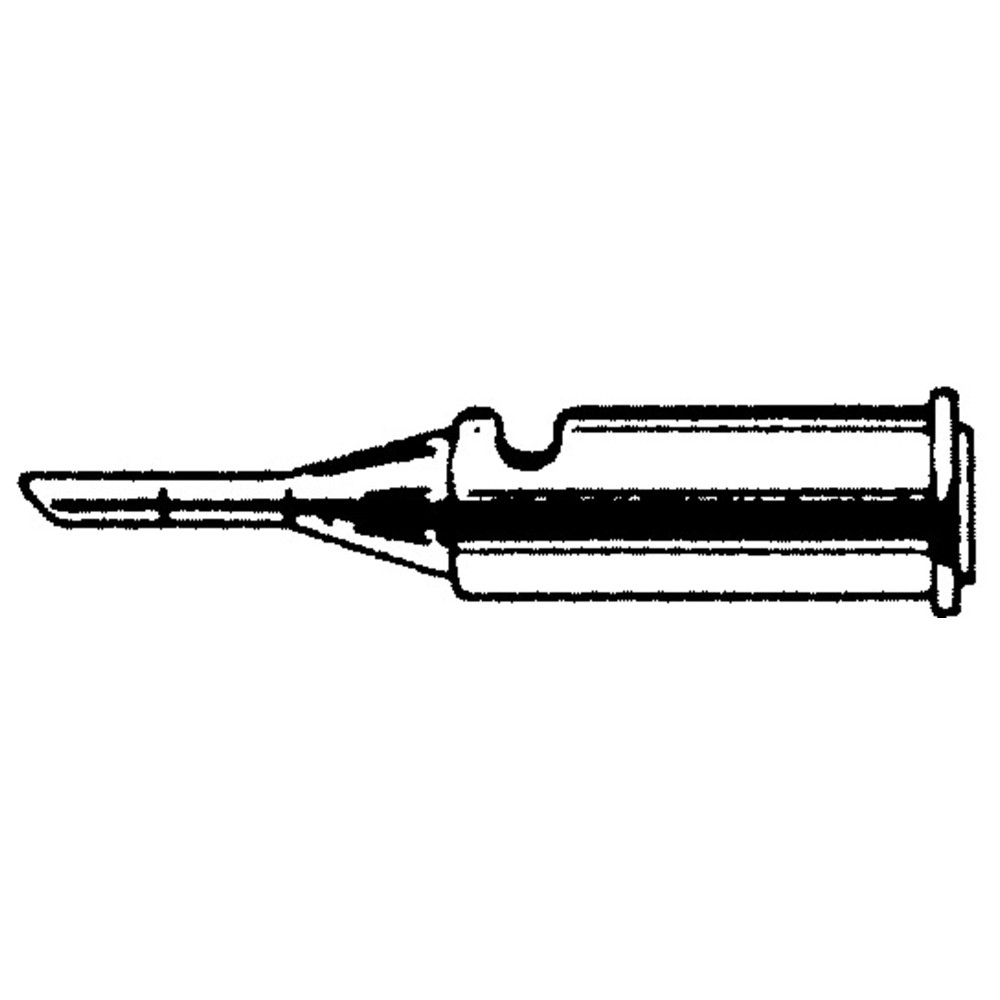 Soldering tip for pyropes, 70 01 03/ Ø 2.0 mm, round shape