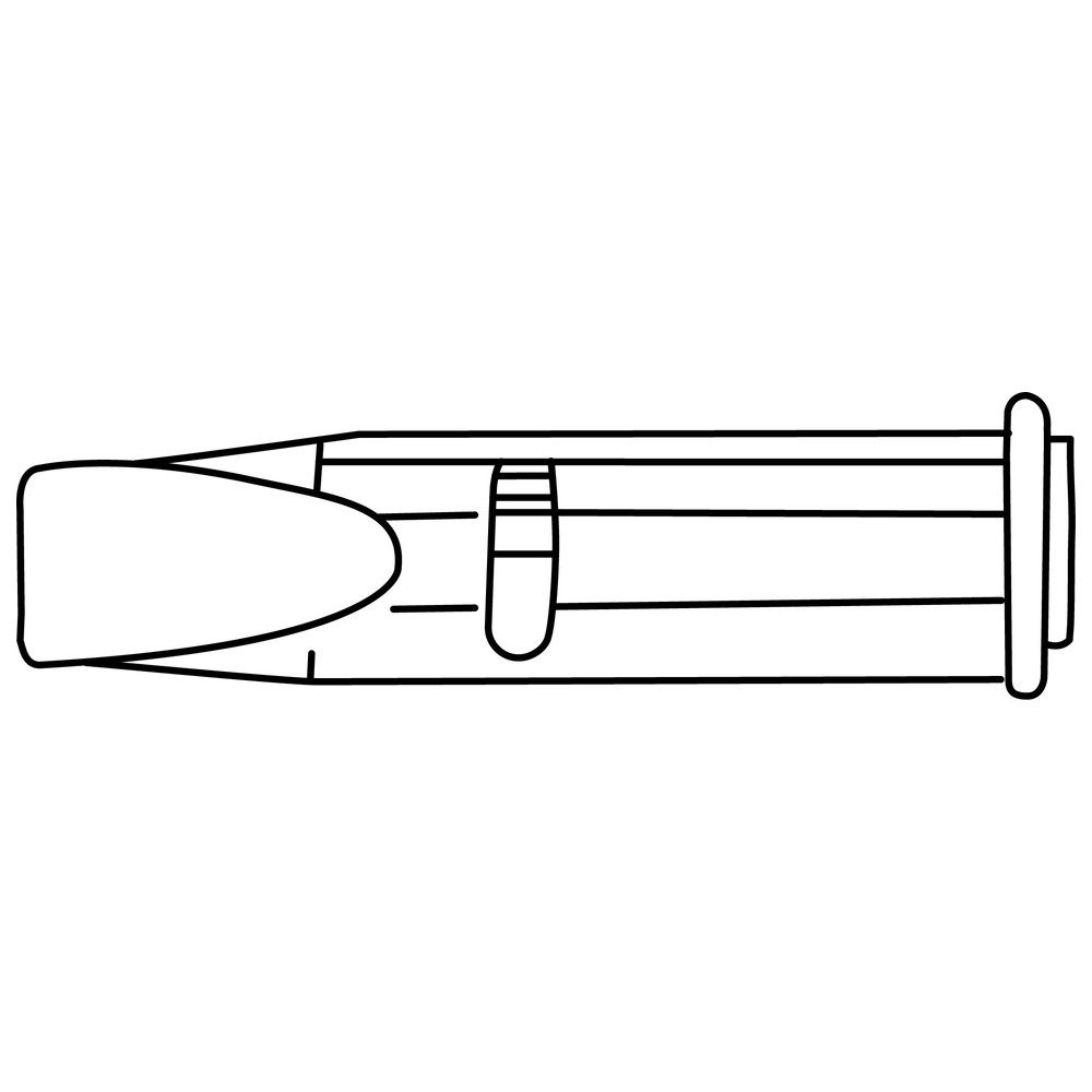 Lödspets för Pyropen, 70 01 11/8,0 mm, mejselformad