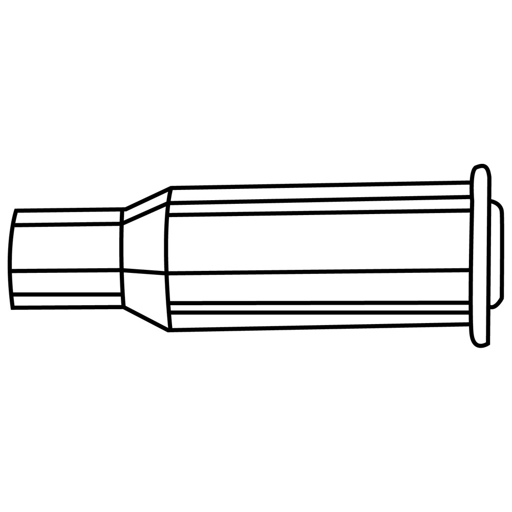 Soldering tip for pyropes, 70 01 52/Ø 4.9 mm, hot air nozzle