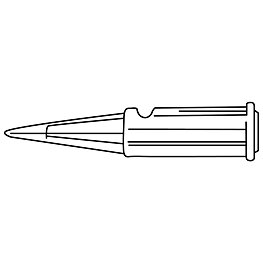 Soldering tip for pyropes, 70-01-53/7.0 mm, hot air nozzle