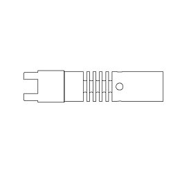 Soldering nozzle for pyropes, 70-07SU, soldering nozzle