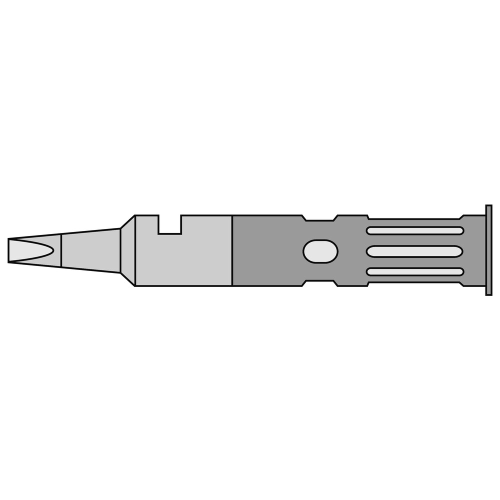 Lödspets för Pyropen, 60 01 02/2,4 mm, mejselformad