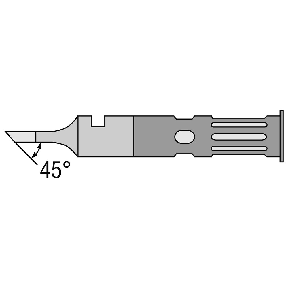 Lödspets för Pyropen, 60 01 03/Ø 2,0 mm, rund form