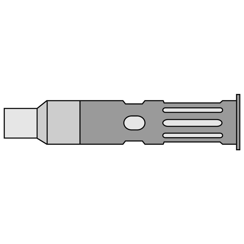 Soldering tip for pyropes, 60 01 52/Ø 4.7 mm, hot air nozzle