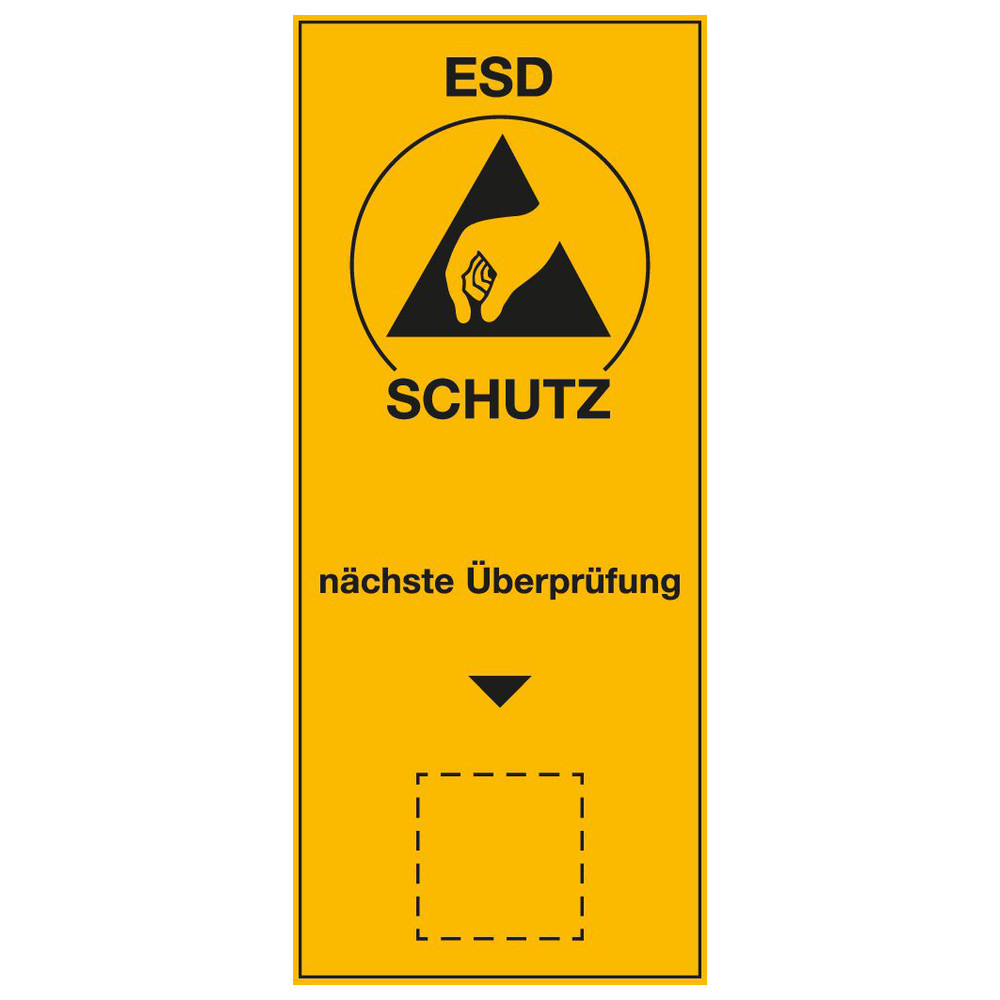 Warning sign ESD protection, ESD