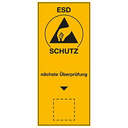 Warning sign ESD protection, ESD