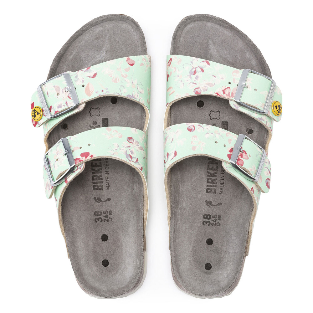 ESD-Sandal Arizona, Size 36, Flower Field Mint, narrow - 3