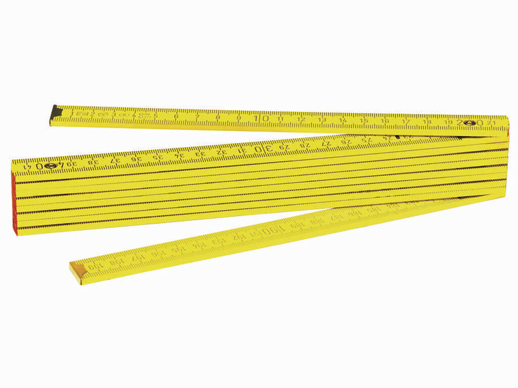 Folding Wooden Rule 2000mm/6ft - 2