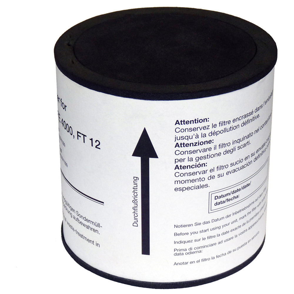 Main filter, for WFE extraction systems