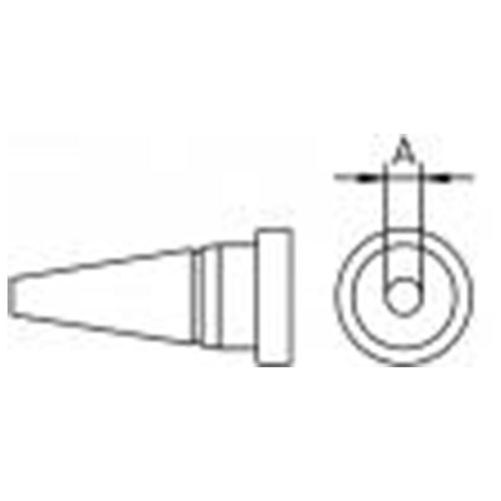 Lödspets LT-serien, LT 1/Ø 0,25 mm, rund, 100 st - 2