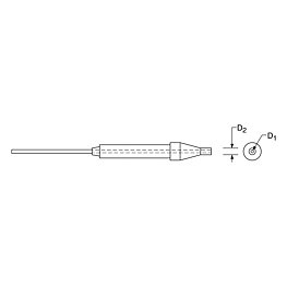 Endura-avlödningsspets SX, 1121-0628/Ø 0,8 mm, avstegad