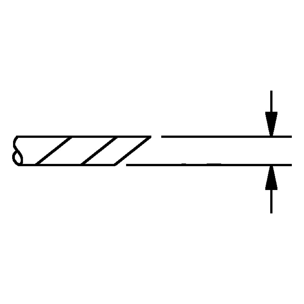 Lödspets, för TD-100, 1124-0037/Ø 6,35 mm, konisk
