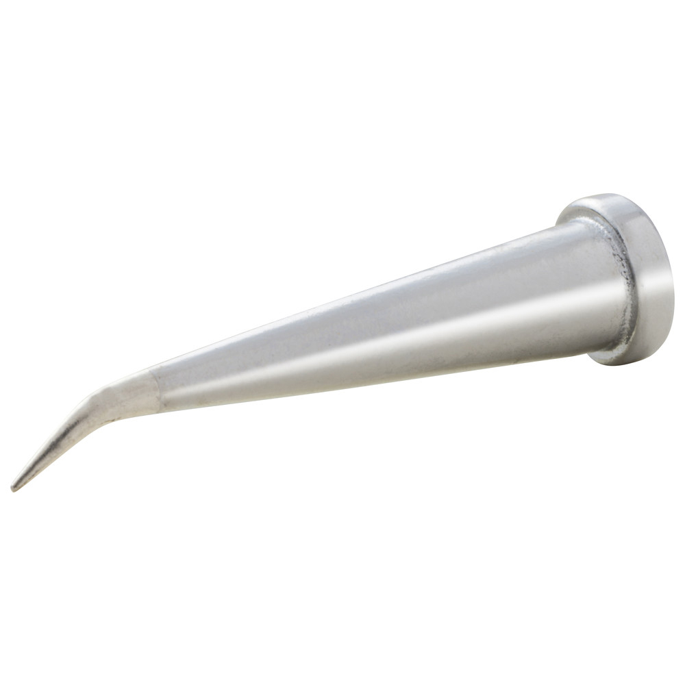 Soldering tip LT series, LT 1LX/Ø 0.2 mm, straight, conical bend 35°