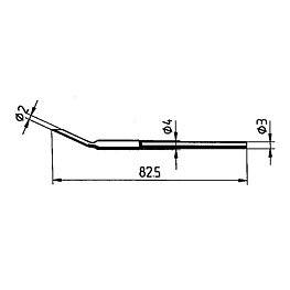 Avlödningsspetsar, par, serie 422, 0422MD/2,0 mm, för MELF/MINIMELF