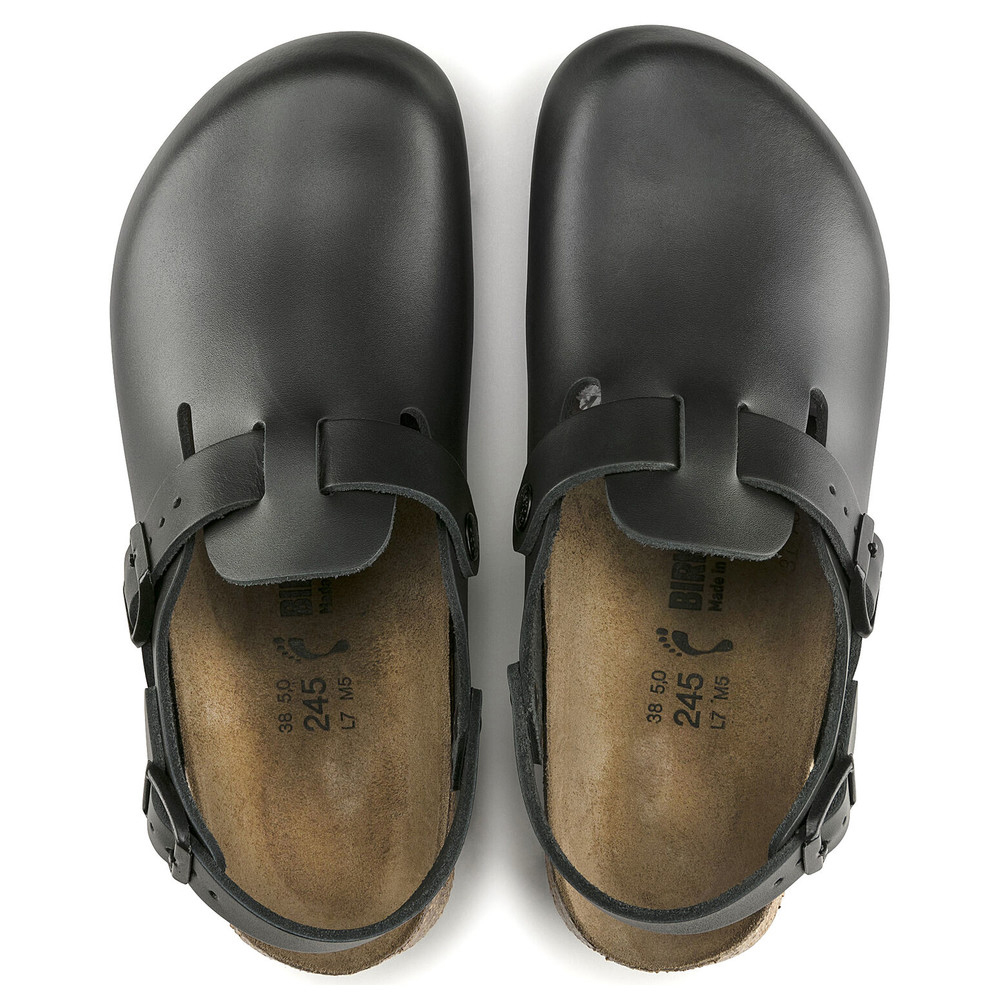 Clog Tokio Super Grip, natural leather, black, normal width, size 46 - 3