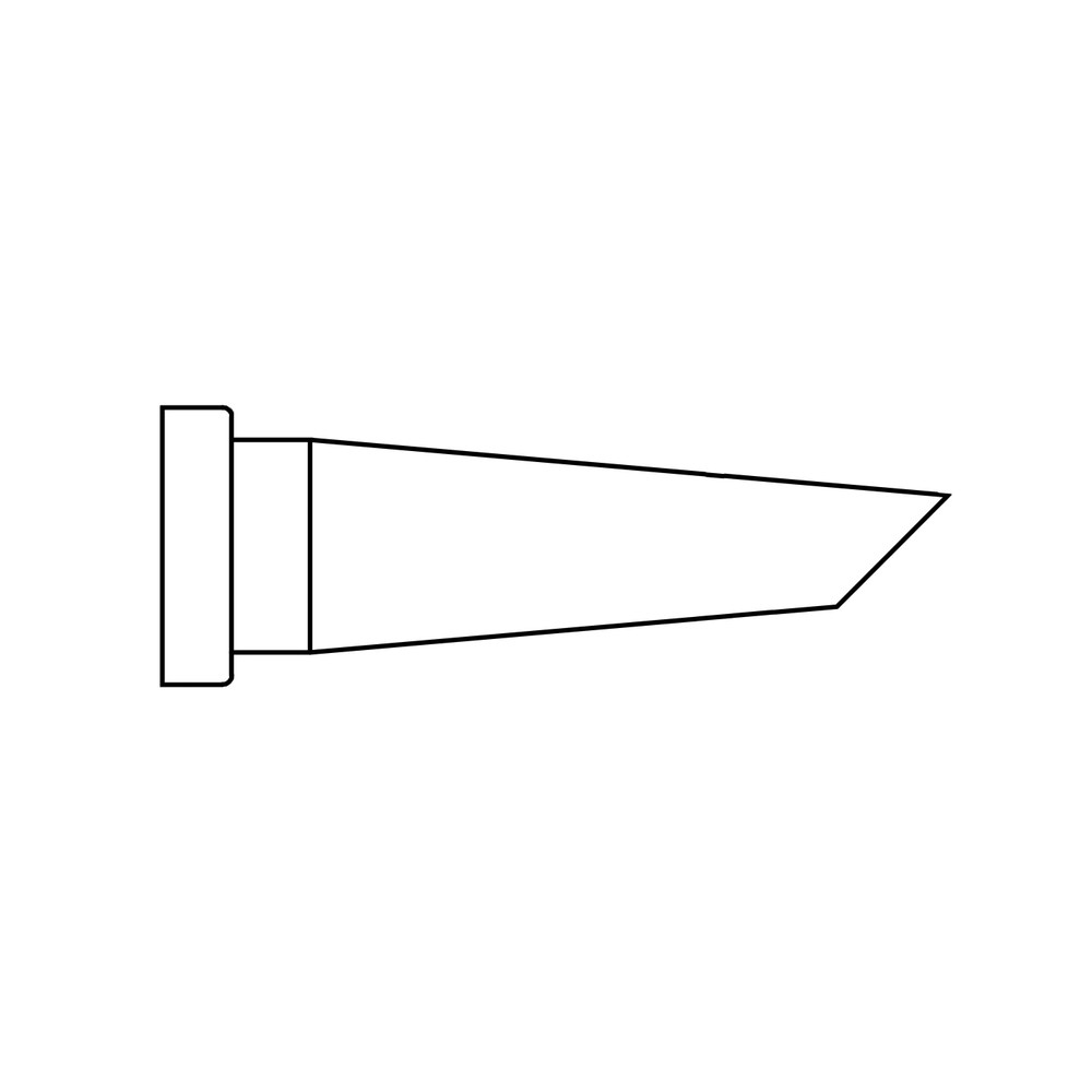 Soldering tip LT series, LT BB 45, round, beveled 45° - 2