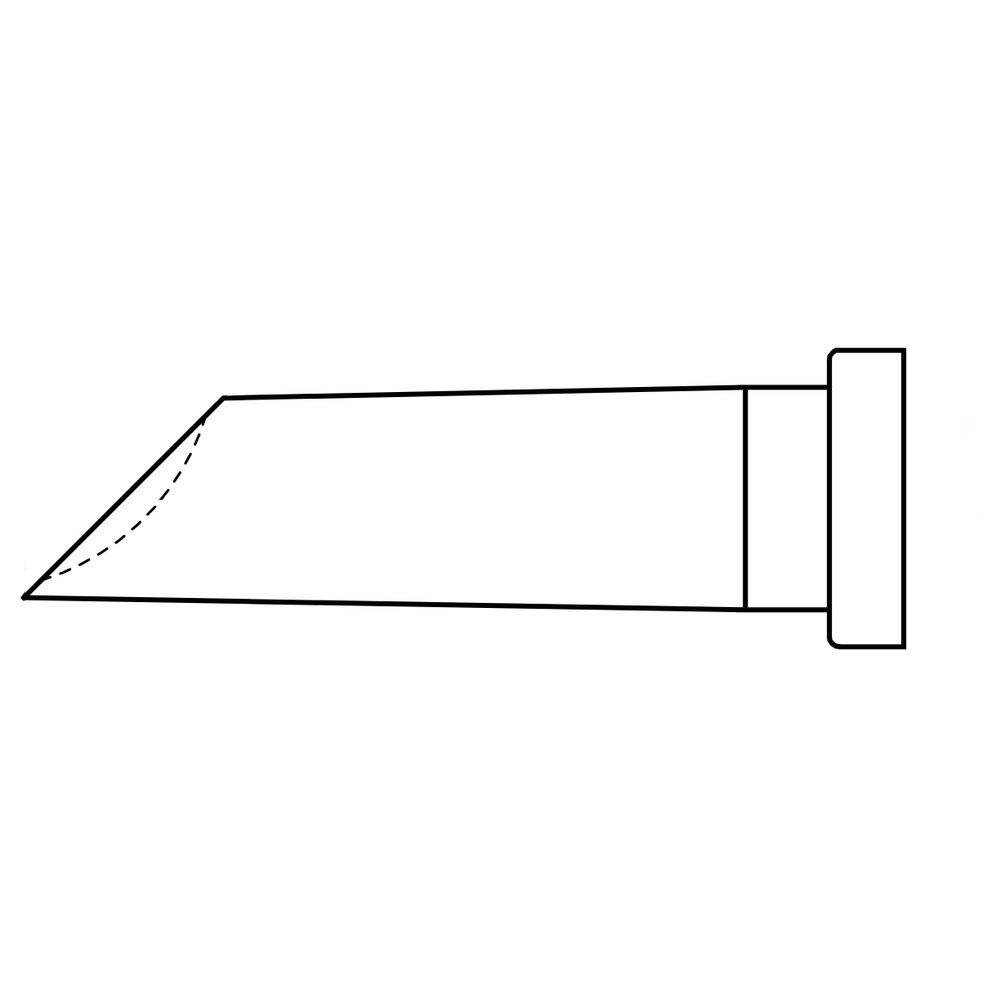 Lödspets LT-serien, GW2/3,5 mm, lödspets 45° - 2