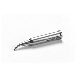 Soldering tip, Series 0102, SDLF08L/0.8 mm, pointed, bent