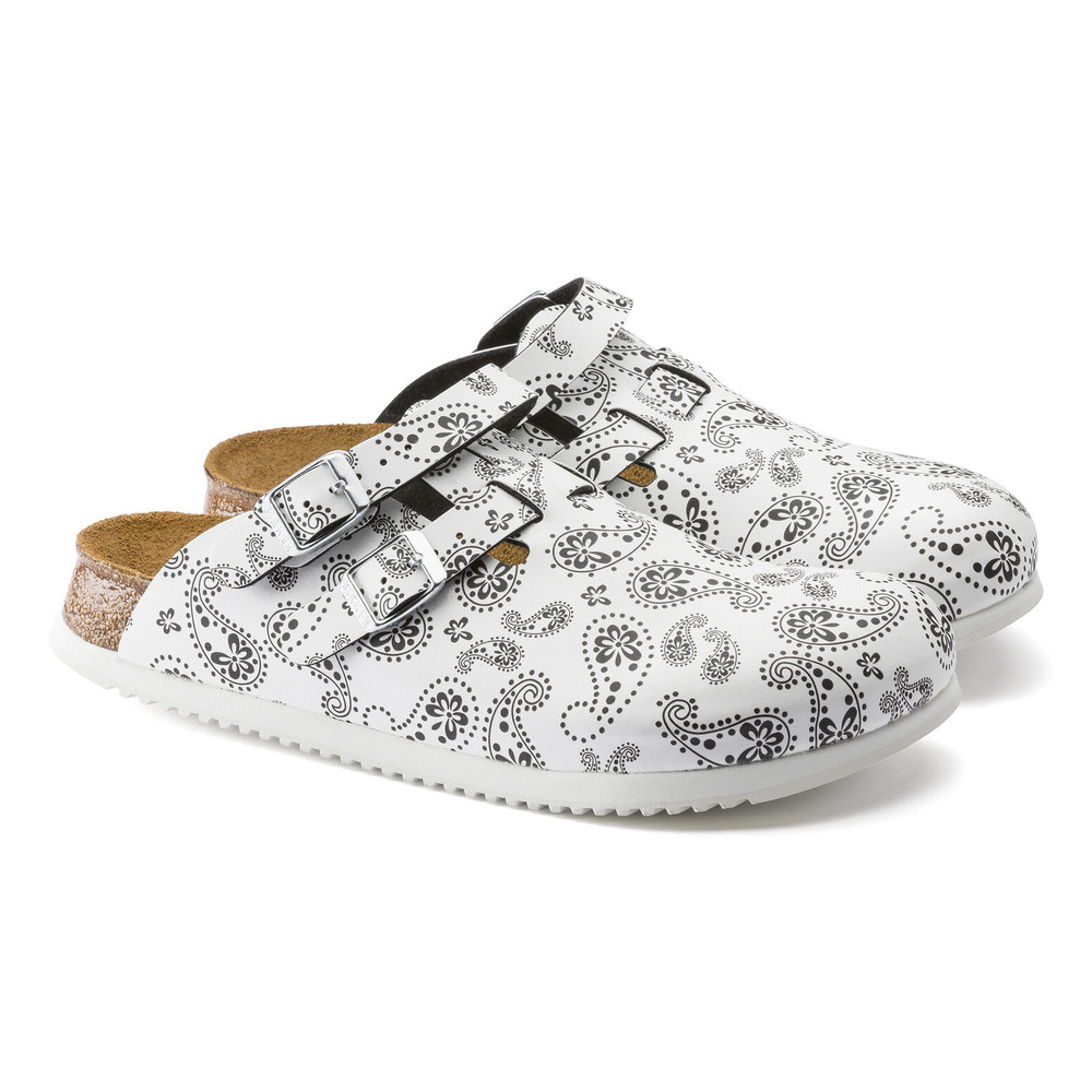 Toffla Kay Superlauf, ko-Flor, Paisley Svart/Vit, smal, storlek 41 - 4