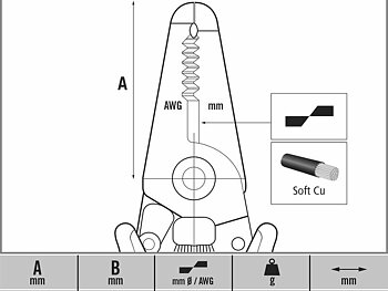 C.K Ecotronic ESD skaltång  (0,2 - 0,8 mm (D))